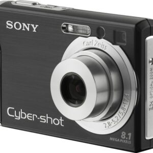 Sony Cybershot DSCW90 8.1MP Digital Camera with 3x Optical Zoom and Super Steady Shot (Black)
