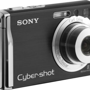 Sony Cybershot DSCW90 8.1MP Digital Camera with 3x Optical Zoom and Super Steady Shot (Black)