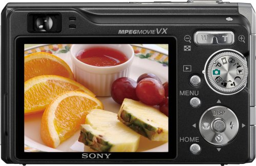 Sony Cybershot DSCW90 8.1MP Digital Camera with 3x Optical Zoom and Super Steady Shot (Black)