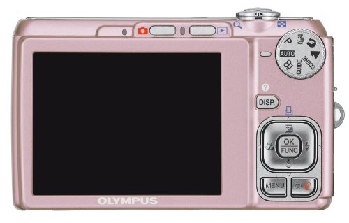 Olympus FE-340 8MP Digital Camera with 5x Optical Zoom (Pink)