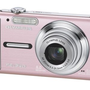 Olympus FE-340 8MP Digital Camera with 5x Optical Zoom (Pink)