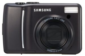 samsung digimax s85 8mp digital camera with 5x optical zoom (black)