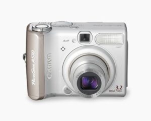 canon powershot a510 3.2mp digital camera with 4x optical zoom