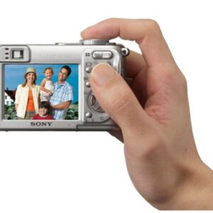 Sony Cybershot DSCW1 5MP Digital Camera with 3x Optical Zoom (Black)
