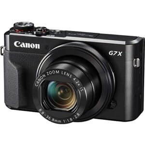 Canon PowerShot G7 X Mark II Digital Camera (1066C001), 64GB Card, 2 x Replacement NB13L Batteries, Corel Photo Software, Charger, Card Reader, LED Light, Soft Bag + More (Renewed)