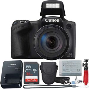 Canon PowerShot SX420 is 20MP Digital Camera w/42x Optical Zoom - Wi-Fi & NFC Enabled (Black) 11-Piece Value Bundle (Renewed)