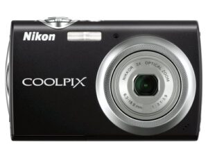 nikon coolpix s230 10mp digital camera with 3x optical zoom and 3 inch touch panel lcd (jet black)