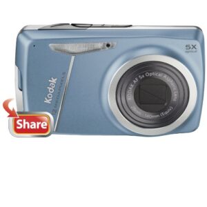 Kodak Easyshare M550 12 MP Digital Camera with 5x Wide Angle Optical Zoom and 2.7-Inch LCD (Blue)