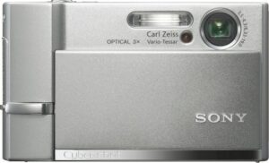 sony cybershot dsc-t50 7.2mp digital camera with 3x optical zoom (silver)