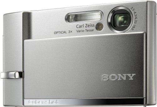 Sony Cybershot DSC-T50 7.2MP Digital Camera with 3x Optical Zoom (Silver)