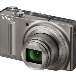 Nikon COOLPIX S9100 12.1 MP CMOS Digital Camera with 18x NIKKOR ED Wide-Angle Optical Zoom Lens and Full HD 1080p Video (Silver)