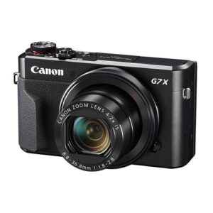 Canon PowerShot G7 X Mark II Digital Camera 20.1MP with 4.2X Optical Zoom Full-HD Point and Shoot Kit Bundled with Complete Accessory Bundle + 64GB + Monopod & More - International Model (Renewed)