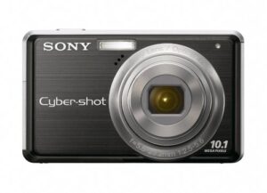 sony cybershot dsc-s950 10mp digital camera with 4x optical zoom with super steady shot image stabilization (black)