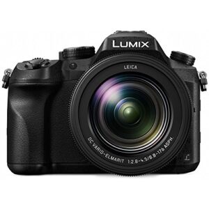 Panasonic LUMIX DMC-FZ2500 20.1 MP 20x F/2.8-4.5 Leica Optical Zoom Digital Camera + MIC-403 Mini Zoom Microphone + 64GB Accessory Bundle