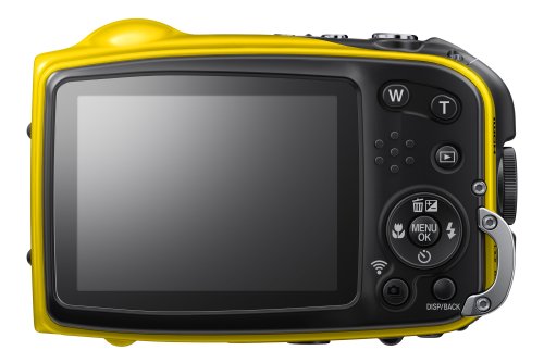 Fujifilm XP70 16 MP Digital Camera with 2.7-Inch LCD (Yellow)