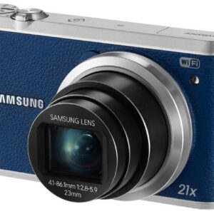 Samsung WB350F - 16.3MP BSI CMOS, 21X Optical Zoom, 3-inch LCD touchscreen, 1080p HD Video, Smart WiFi and NFC Digital Camera - Blue