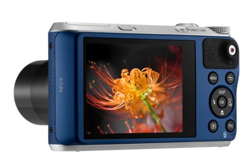 Samsung WB350F - 16.3MP BSI CMOS, 21X Optical Zoom, 3-inch LCD touchscreen, 1080p HD Video, Smart WiFi and NFC Digital Camera - Blue