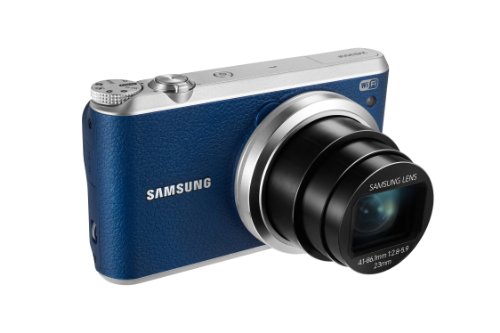 Samsung WB350F - 16.3MP BSI CMOS, 21X Optical Zoom, 3-inch LCD touchscreen, 1080p HD Video, Smart WiFi and NFC Digital Camera - Blue