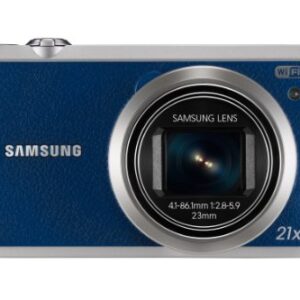 Samsung WB350F - 16.3MP BSI CMOS, 21X Optical Zoom, 3-inch LCD touchscreen, 1080p HD Video, Smart WiFi and NFC Digital Camera - Blue