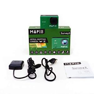 MAPIR Survey3W Mapping Camera Visible Light RGB 3.37mm f/2.8 No Distortion Wide Angle GPS Touch Screen 2K 12MP HDMI WiFi PWM Trigger Drone Mount