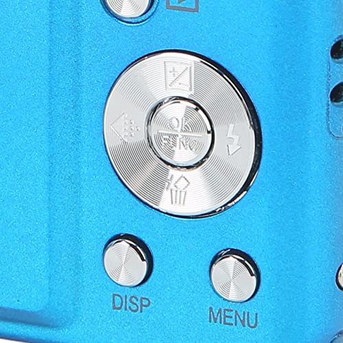 4K Digital Camera, 16X Zoom Video Camera with IPS HD Mirrorless, 48MP HD Camera for Macro Shooting, AF Autofocus, LED Fill Light, for Outdoor Gifts(Blue)