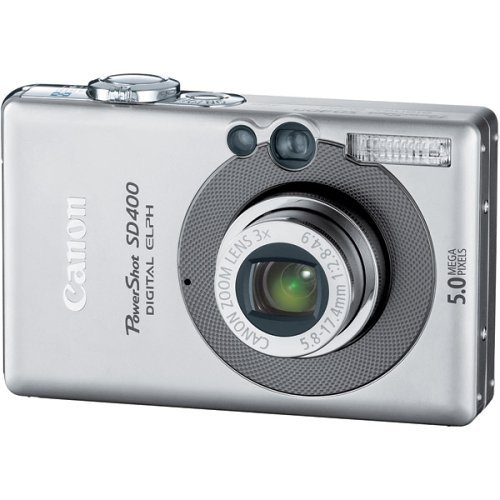 Canon Powershot SD400 5MP Digital Elph Camera with 3x Optical Zoom