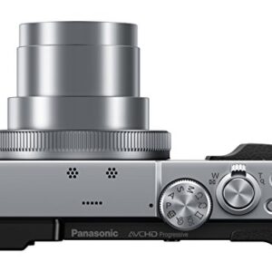 PANASONIC LUMIX ZS50 Camera, 30X LEICA DC Vario-ELMAR Lens, 12.1 Megapixels, High Sensitivity Sensor, Eye Viewfinder, DMC-ZS50S (USA SILVER)