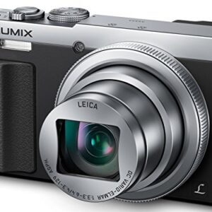 PANASONIC LUMIX ZS50 Camera, 30X LEICA DC Vario-ELMAR Lens, 12.1 Megapixels, High Sensitivity Sensor, Eye Viewfinder, DMC-ZS50S (USA SILVER)