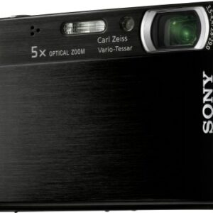 Sony Cybershot DSC-T100 8.1MP Digital Camera with 5x Optical Zoom and Super Steady Shot (Black)