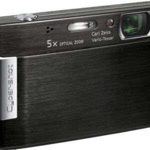 Sony Cybershot DSC-T100 8.1MP Digital Camera with 5x Optical Zoom and Super Steady Shot (Black)