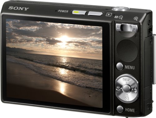 Sony Cybershot DSC-T100 8.1MP Digital Camera with 5x Optical Zoom and Super Steady Shot (Black)