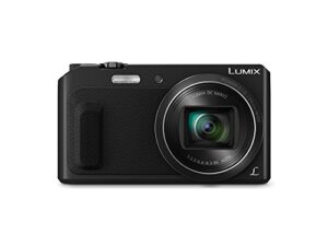 panasonic dmc-zs45 lumix 20x zoom camera with wink-activated selfie feature (black)