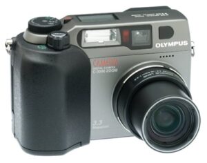 olympus c-3000 3.2mp digital camera w/ 3x optical zoom