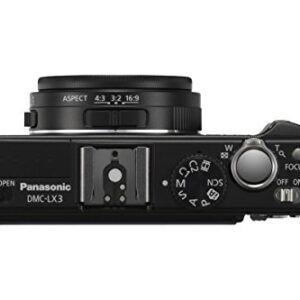 Panasonic DMC-LX3 10.1MP Digital Camera with 24mm Wide Angle MEGA Optical Image Stabilized Zoom (Black)