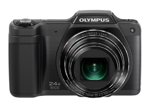 Olympus Stylus SZ-15 Digital Camera with 24x Optical Zoom and 3-Inch LCD (Black) (Old Model)