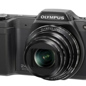 Olympus Stylus SZ-15 Digital Camera with 24x Optical Zoom and 3-Inch LCD (Black) (Old Model)