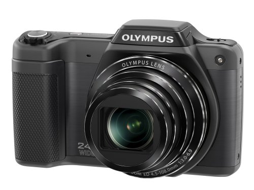 Olympus Stylus SZ-15 Digital Camera with 24x Optical Zoom and 3-Inch LCD (Black) (Old Model)