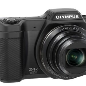 Olympus Stylus SZ-15 Digital Camera with 24x Optical Zoom and 3-Inch LCD (Black) (Old Model)