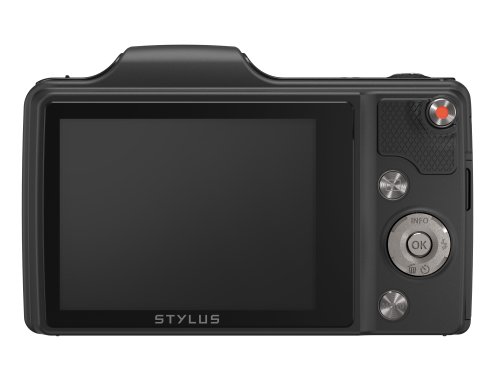 Olympus Stylus SZ-15 Digital Camera with 24x Optical Zoom and 3-Inch LCD (Black) (Old Model)