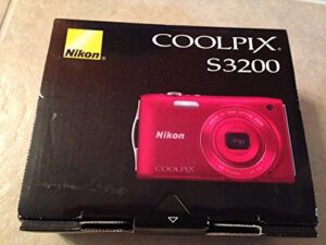 nikon coolpix s3200 16.0 mp 6x wide optical zoom digital camera (silver)
