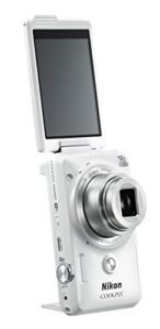 nikon coolpix s6900 16mp digital camera with 12x zoom, natural white (international version, no warranty)