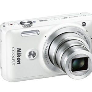 Nikon COOLPIX S6900 16MP Digital Camera with 12x Zoom, Natural White (International Version, No Warranty)