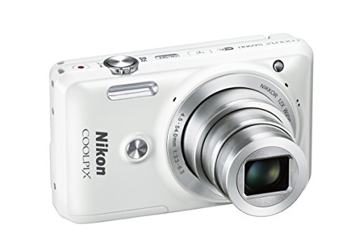 Nikon COOLPIX S6900 16MP Digital Camera with 12x Zoom, Natural White (International Version, No Warranty)