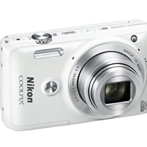 Nikon COOLPIX S6900 16MP Digital Camera with 12x Zoom, Natural White (International Version, No Warranty)