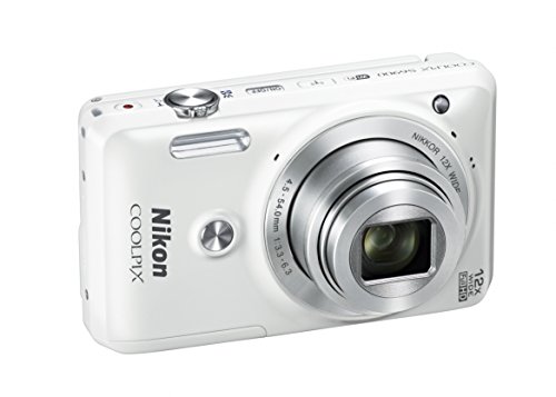 Nikon COOLPIX S6900 16MP Digital Camera with 12x Zoom, Natural White (International Version, No Warranty)