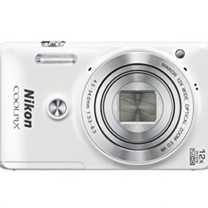 Nikon COOLPIX S6900 16MP Digital Camera with 12x Zoom, Natural White (International Version, No Warranty)