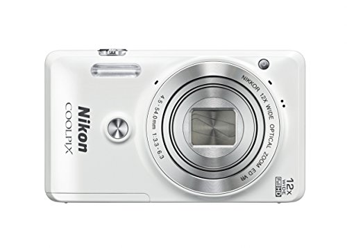 Nikon COOLPIX S6900 16MP Digital Camera with 12x Zoom, Natural White (International Version, No Warranty)