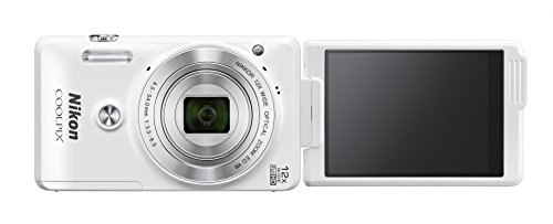 Nikon COOLPIX S6900 16MP Digital Camera with 12x Zoom, Natural White (International Version, No Warranty)