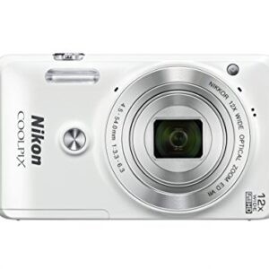 Nikon COOLPIX S6900 16MP Digital Camera with 12x Zoom, Natural White (International Version, No Warranty)