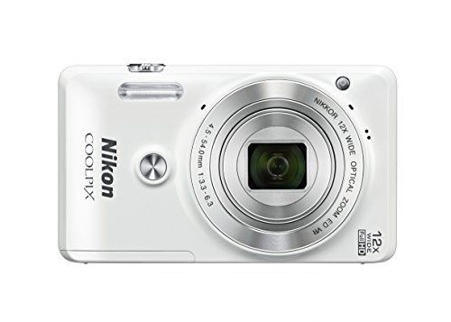 Nikon COOLPIX S6900 16MP Digital Camera with 12x Zoom, Natural White (International Version, No Warranty)